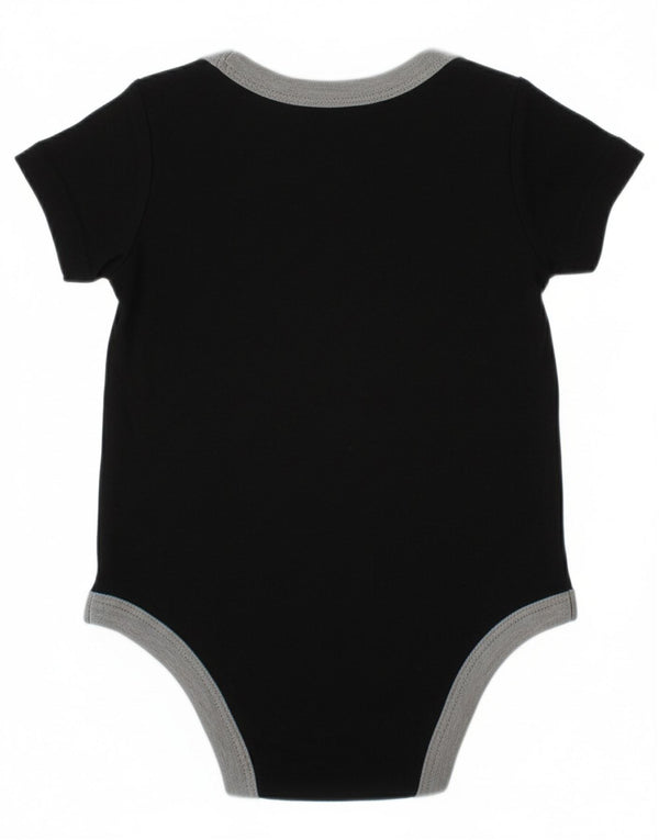 NIKE Baby Boys Graphic Playsuit 3-6 Months Black Cotton