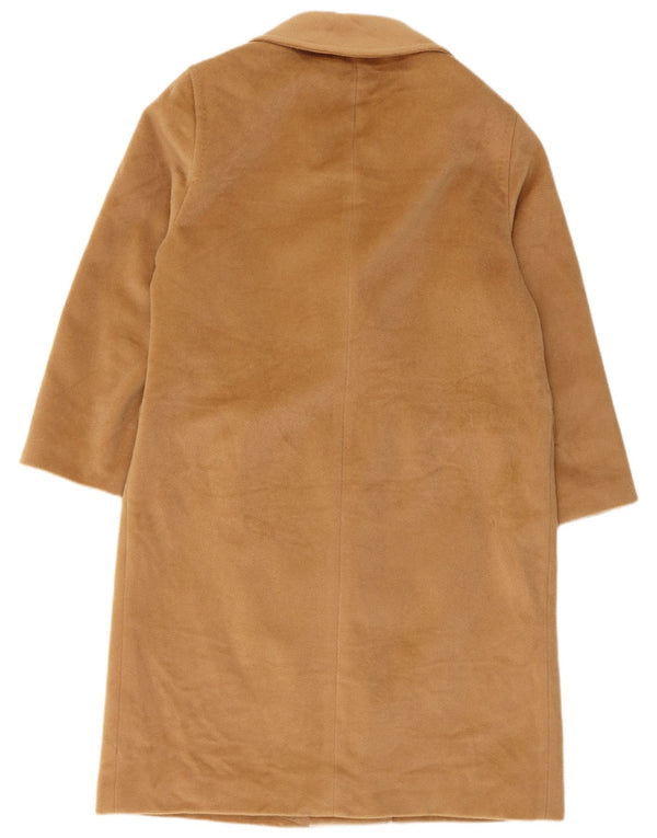 ELENA MIRO Γυναικείο παλτό με διπλό στήθος Loose Fit UK 16 Large Brown