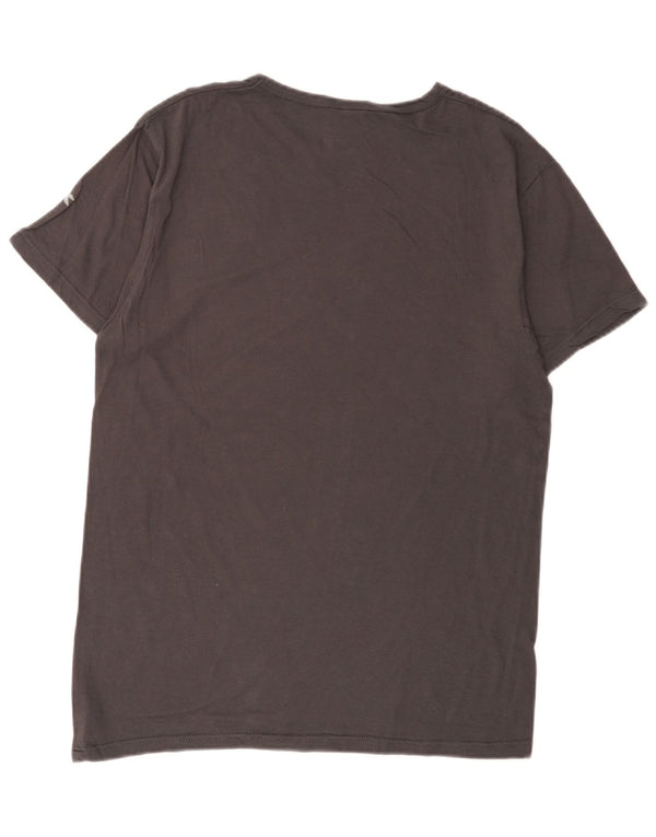 Diadora Γυναικείο T-Shirt Top UK 16 Large γκρι βαμβακερό
