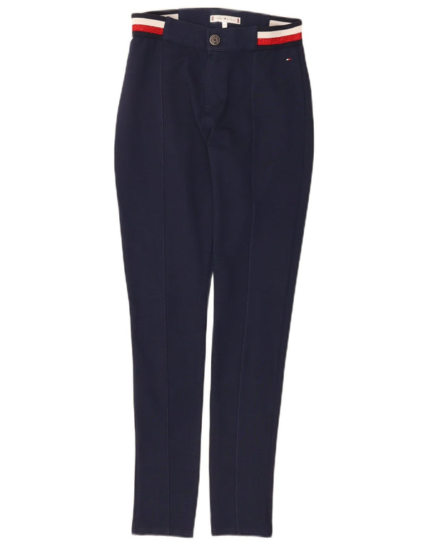 Tommy Hilfiger Girls Casual Παντελόνι 11-12 ετών W24 L28 Navy Blue