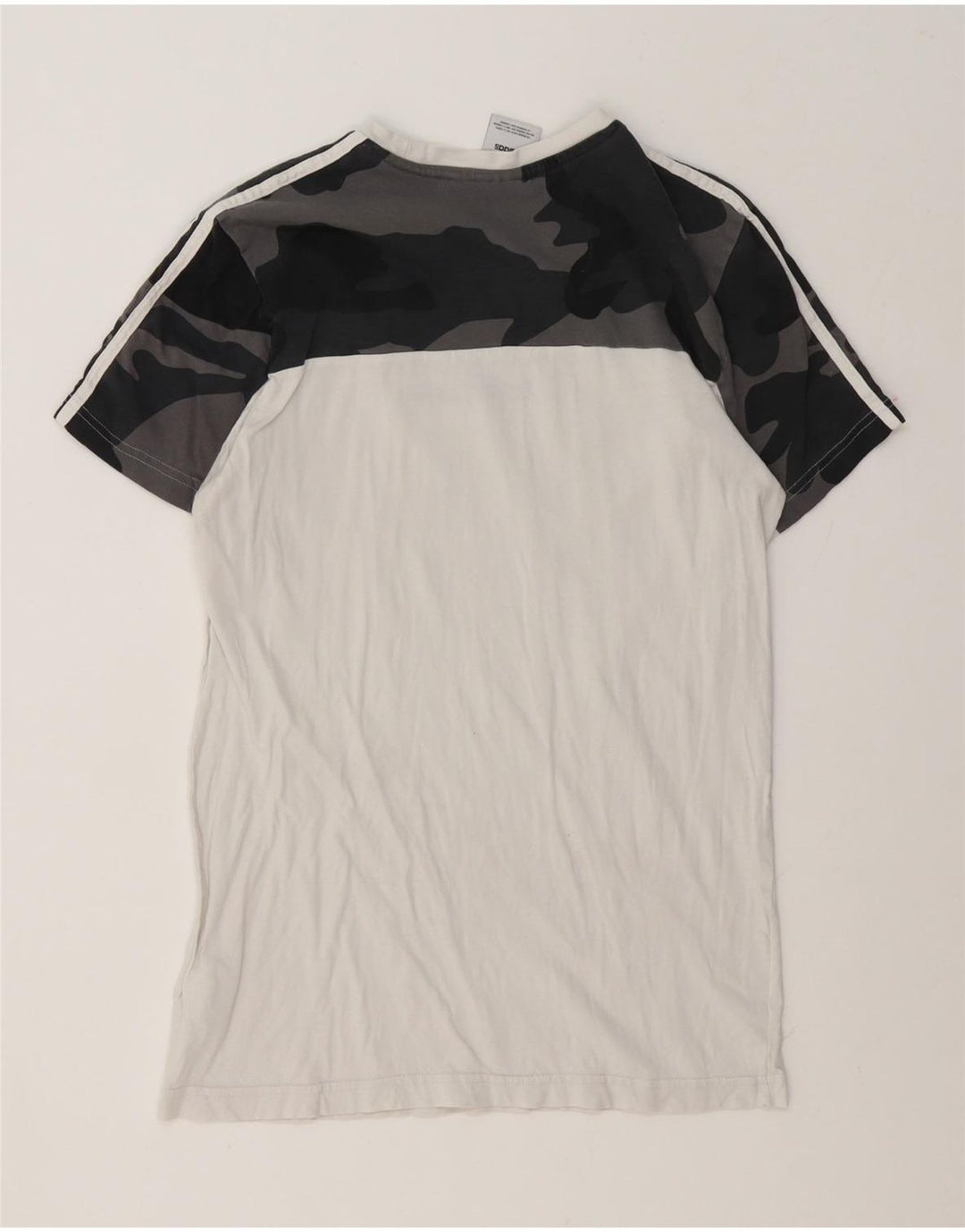 Ανδρικό T-Shirt Adidas Top Small White Camouflage Βαμβακερό