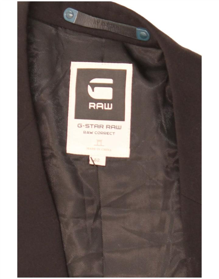 G-Star Ανδρικό τζάκετ Blazer 2 κουμπιών IT 52 XL Μαύρο Πολυεστέρας