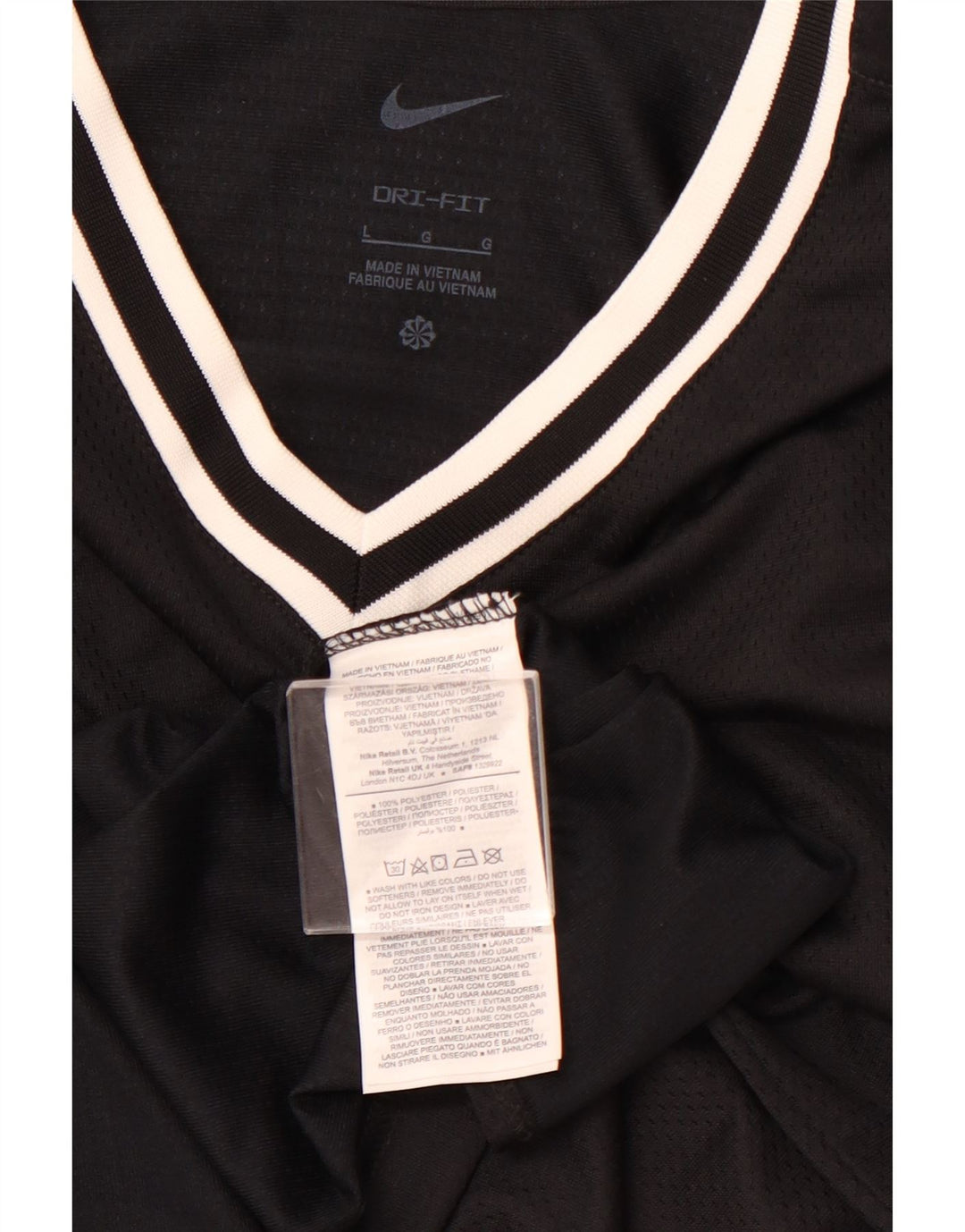 NIKE Ανδρικό γιλέκο Dri Fit Top Large Μαύρο Πολυεστέρας