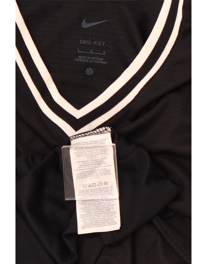 NIKE Ανδρικό γιλέκο Dri Fit Top Large Μαύρο Πολυεστέρας