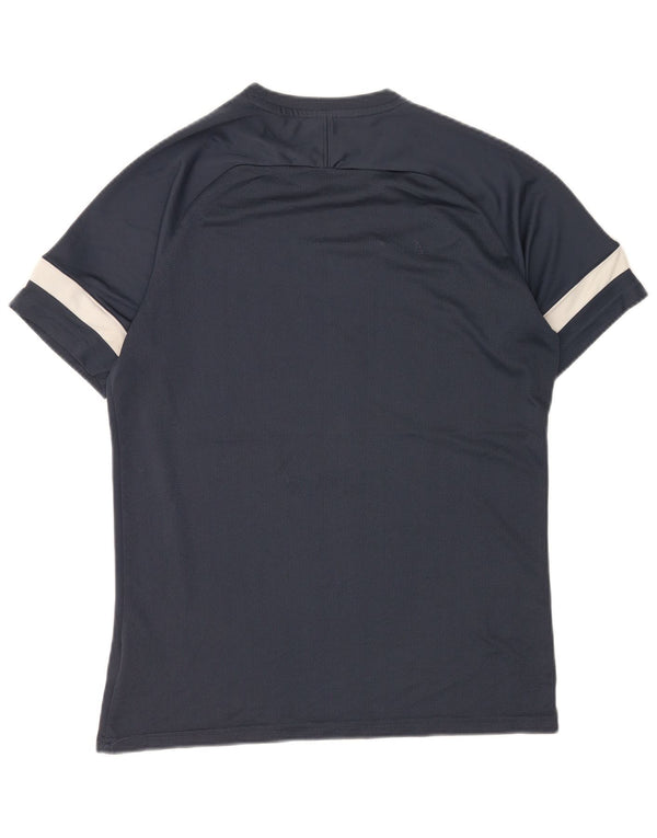 Ανδρικό μπλουζάκι Nike Dri Fit Top Large Navy Blue Colorblock Πολυεστέρας