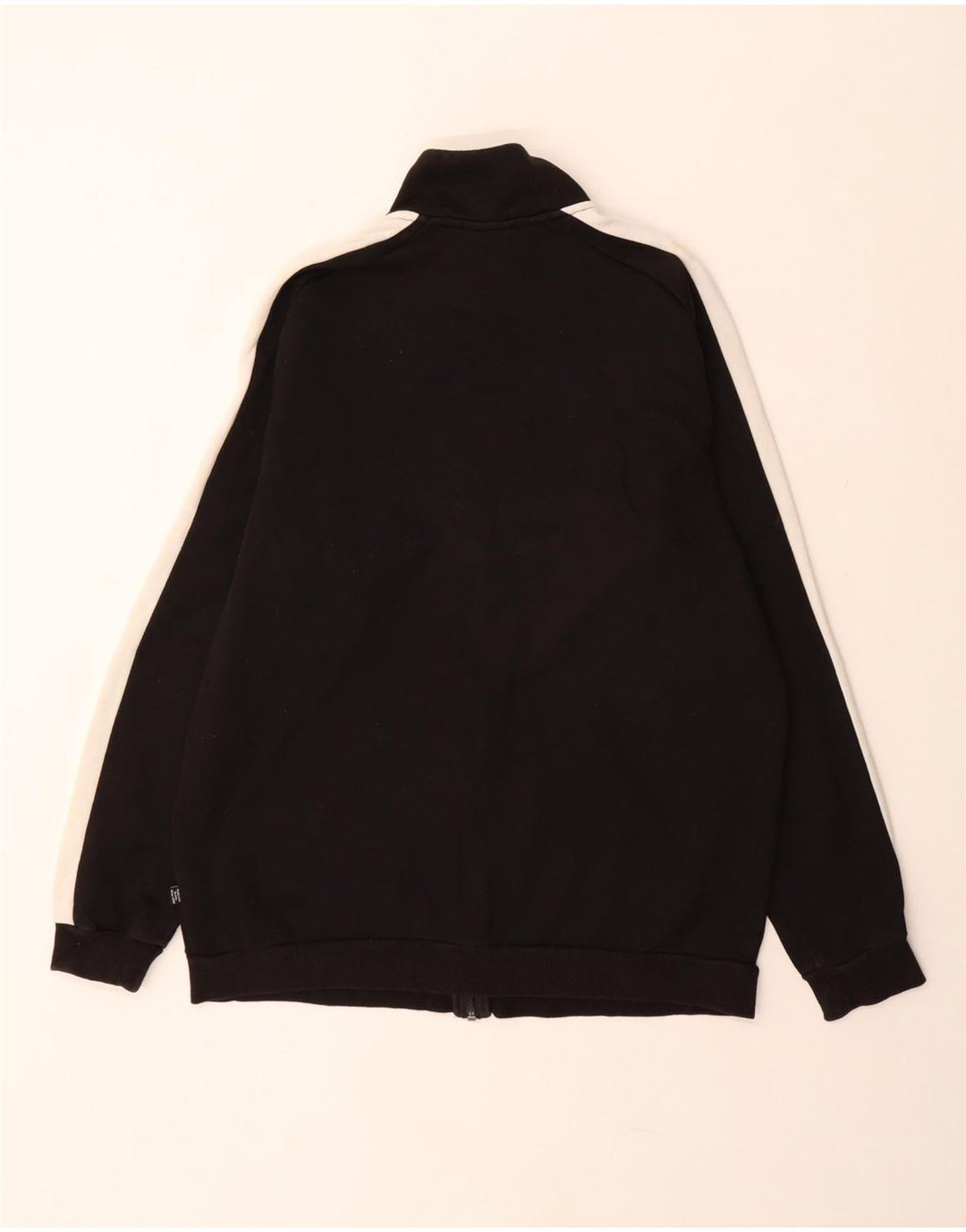 Ανδρική φόρμα PUMA Μπουφάν μεσαίου μαύρου χρώματος βαμβακερό