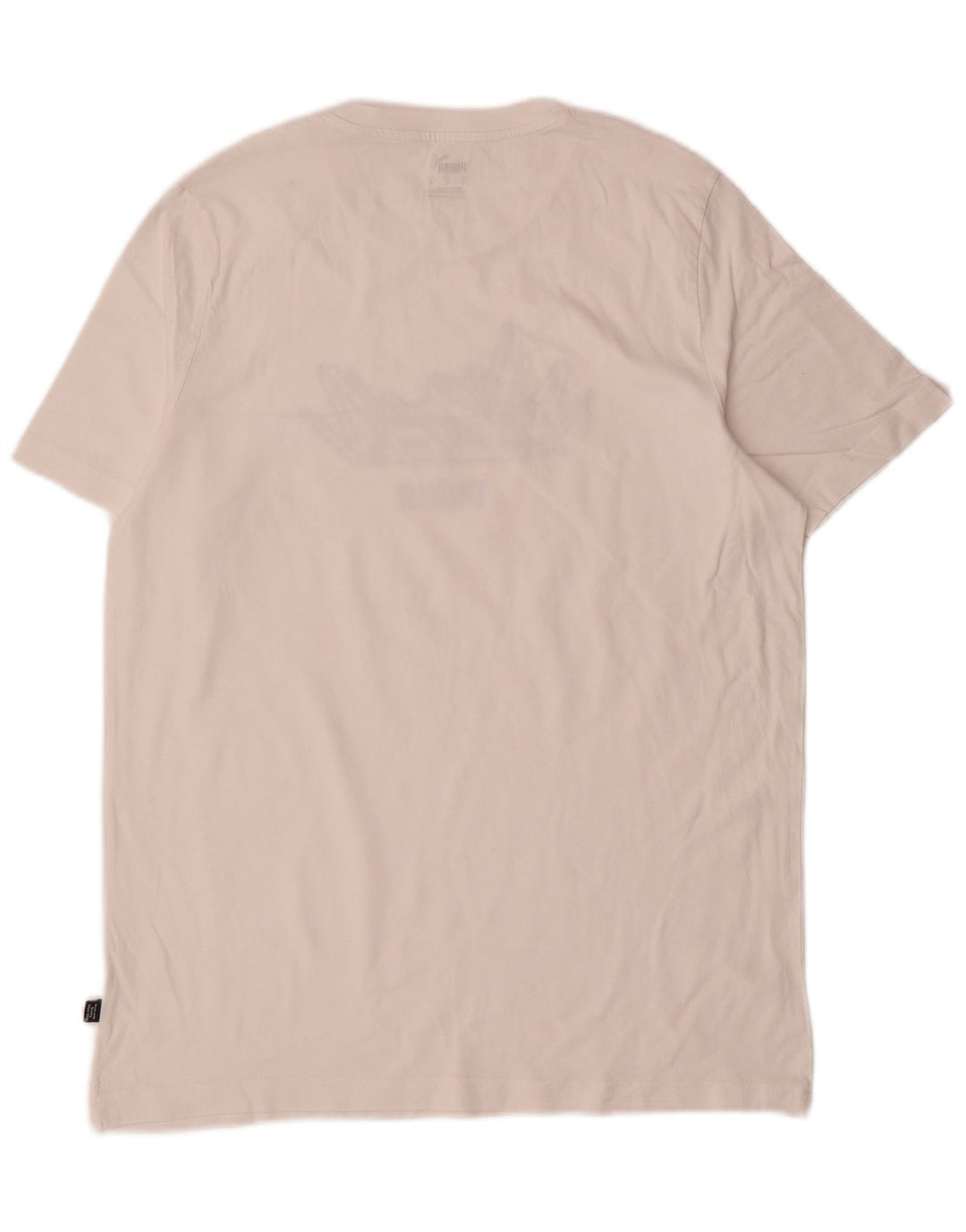 Ανδρικό γραφικό μπλουζάκι Puma Top Medium White