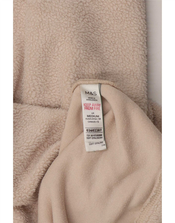 Marks & Spencer Γυναικείο ρολό φλις λαιμόκοψη UK 14 Medium Beige