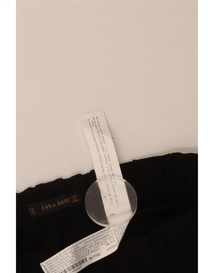ZARA Womens Mini Skirt Medium W28 Black Viscose
