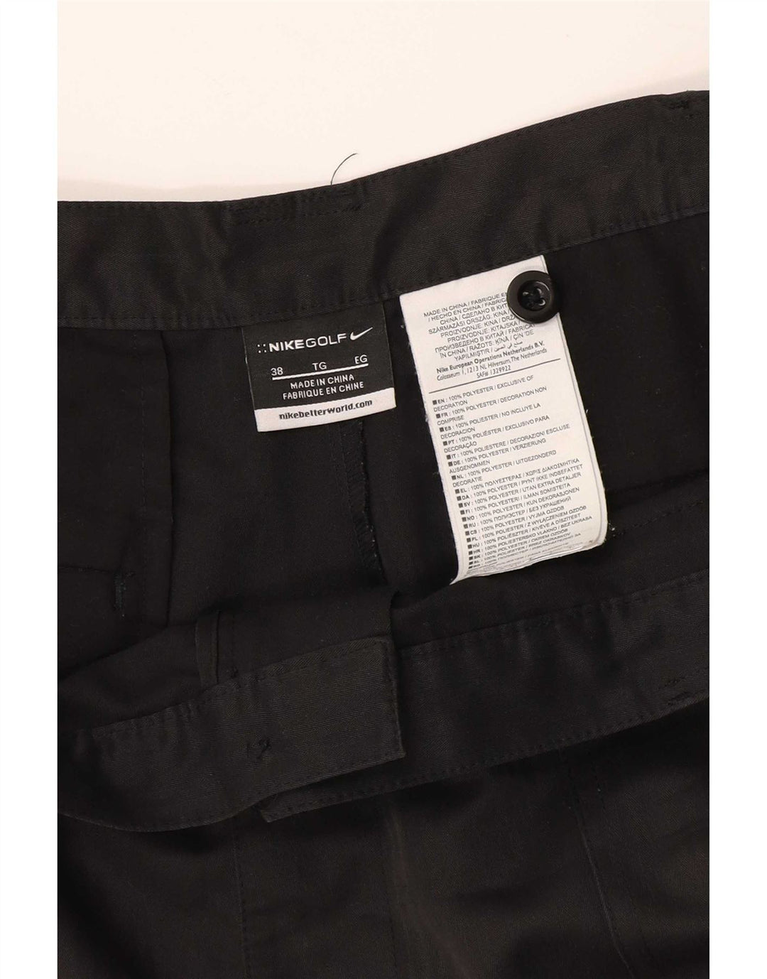 Ανδρικό σορτς chino Nike W38 XL μαύρο πολυεστέρα