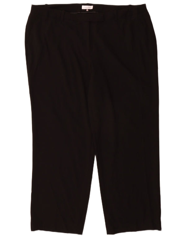 Γυναικείο ίσιο παντελόνι Calvin Klein US 20 3XL W40 L31 Μαύρο