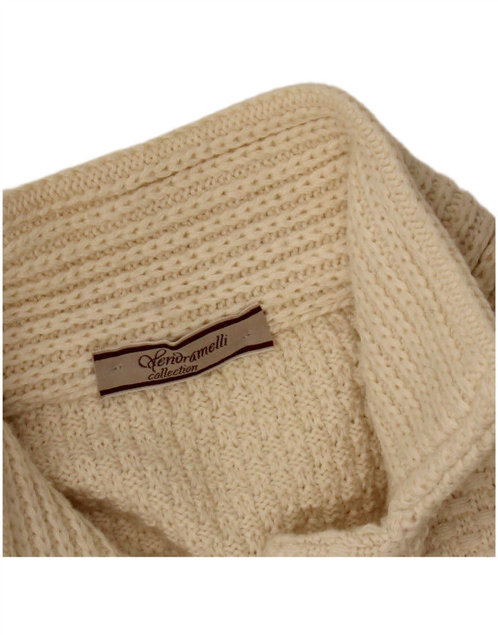 Γυναικείο πουλόβερ με ζακέτα VINTAGE UK 14 Medium Beige