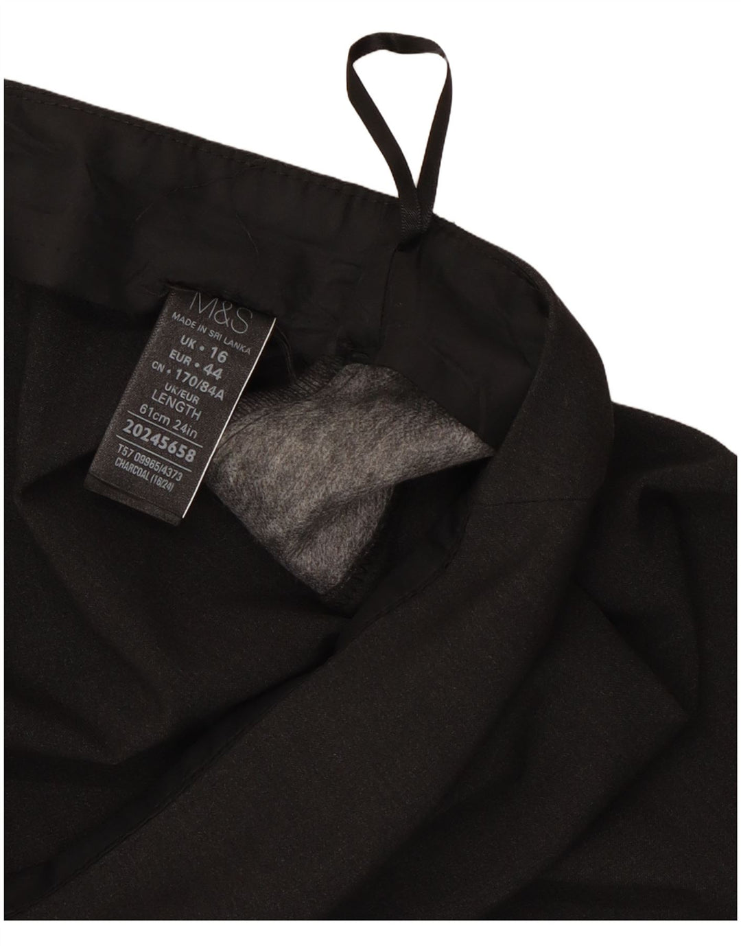 Marks & Spencer Γυναικεία Pencil Φούστα UK 16 Large W34 Grey Polyester