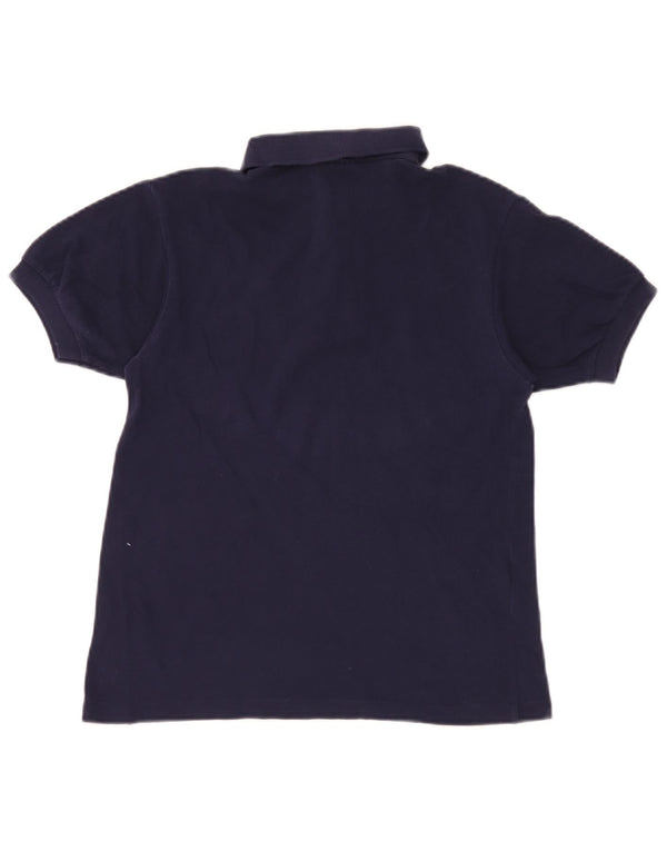 Lacoste Boys Polo πουκάμισο 13-14 ετών Navy Blue Cotton
