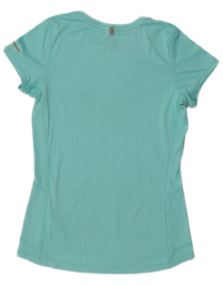 Γυναικείο μπλουζάκι Nike Dri Fit Top 10 μικρού τιρκουάζ πολυεστέρα