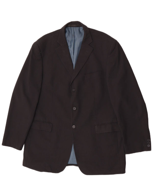 Marks & Spencer Ανδρικό μπουφάν blazer UK 44 XL Navy Blue Polyester