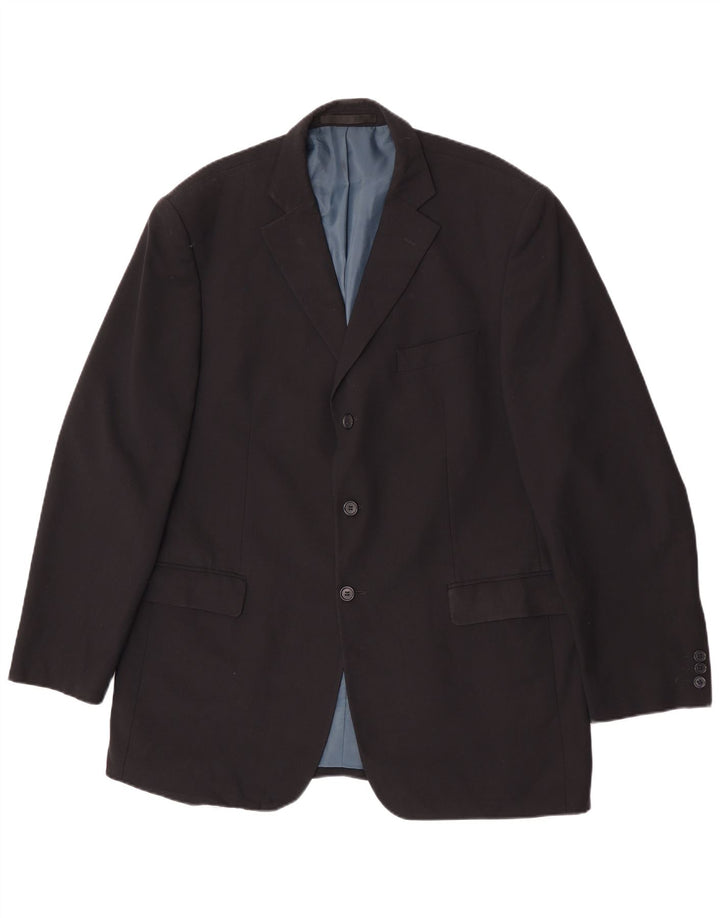 Marks & Spencer Ανδρικό μπουφάν blazer UK 44 XL Navy Blue Polyester