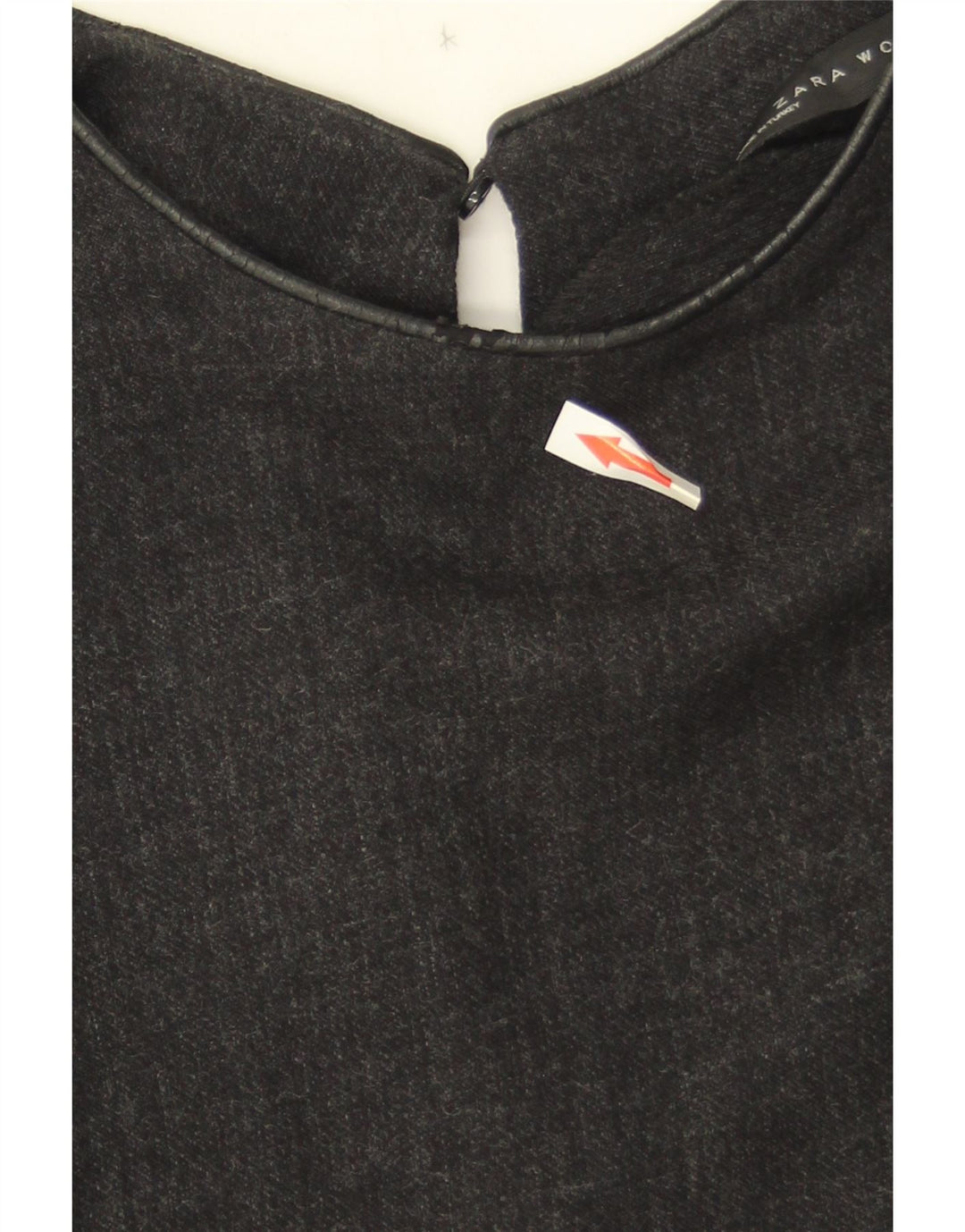 Zara Γυναικείο μακρυμάνικο φόρεμα A-Line UK 10 Small Grey