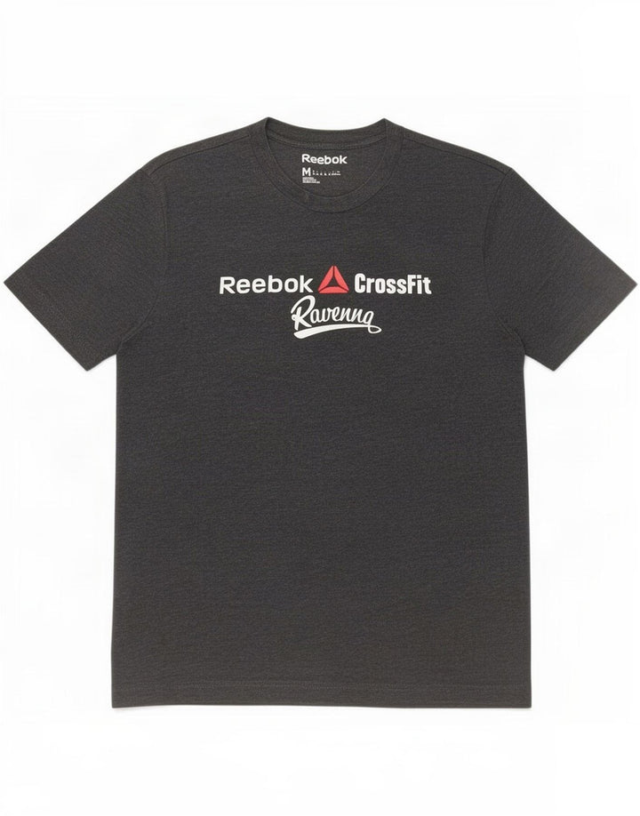Ανδρικό γραφικό T-Shirt Reebok Top Μεσαίο γκρι βαμβακερό