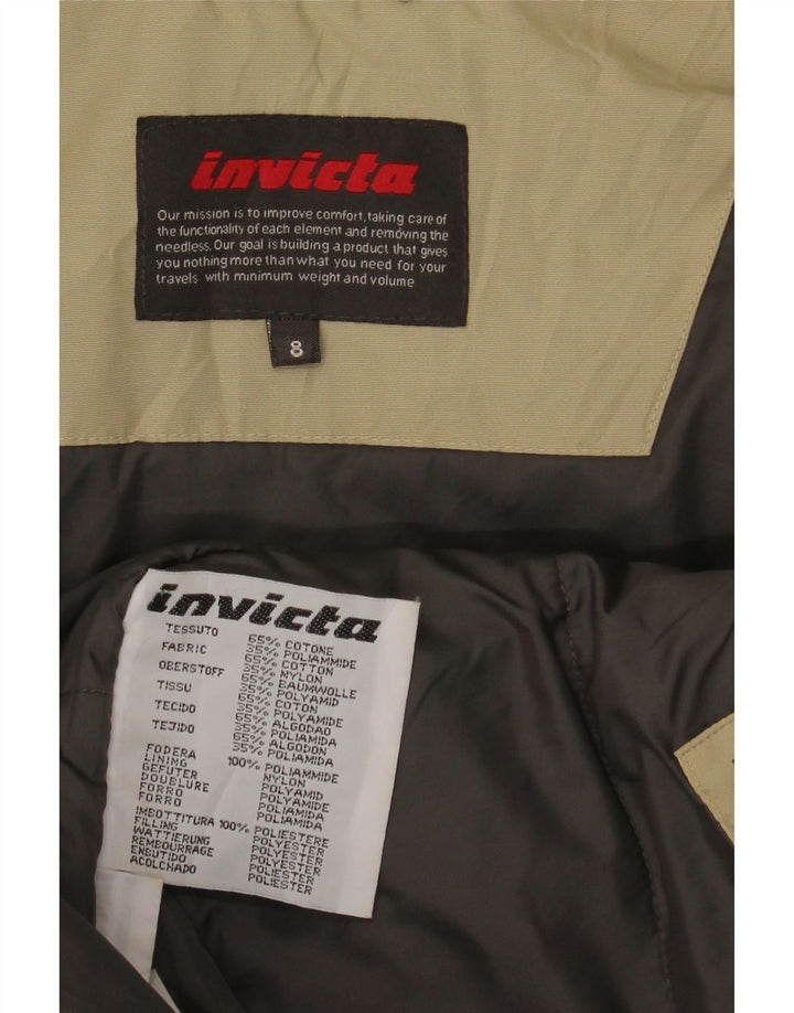 Invicta Γυναικείο μπουφάν με μανίκια 3/4 UK 8 μικρό βαμβακερό μπεζ