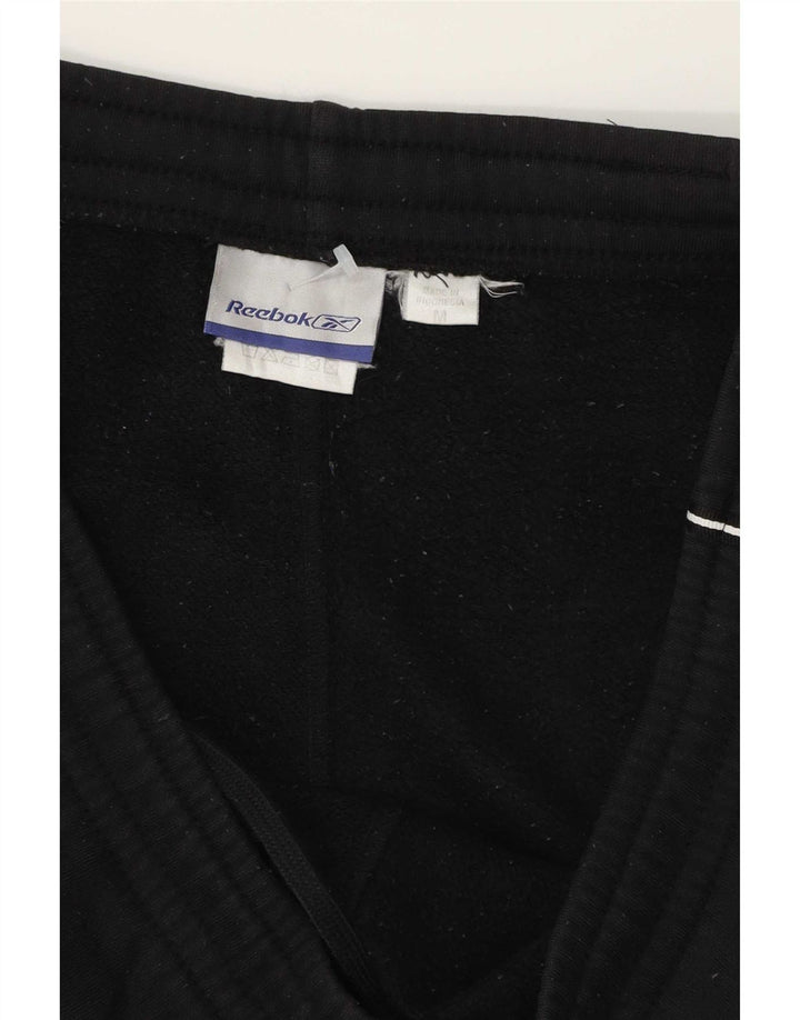 Ανδρική φόρμα Reebok Παντελόνι μεσαίο μαύρο βαμβακερό