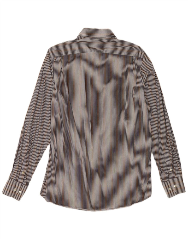 Ανδρικό πουκάμισο Massimo Dutti Μέγεθος 40 Μεσαίο Μπλε Ριγέ