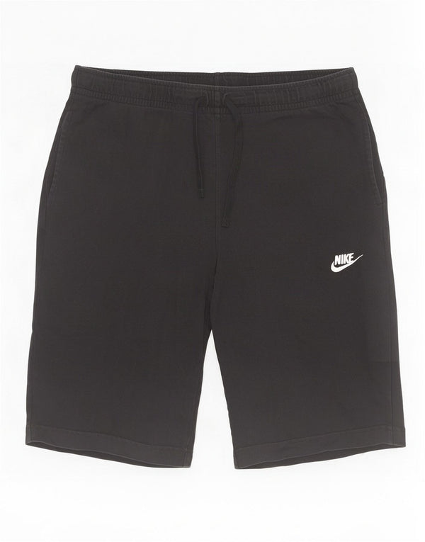 Ανδρικό αθλητικό σορτς Nike, μεσαίο μαύρο βαμβακερό