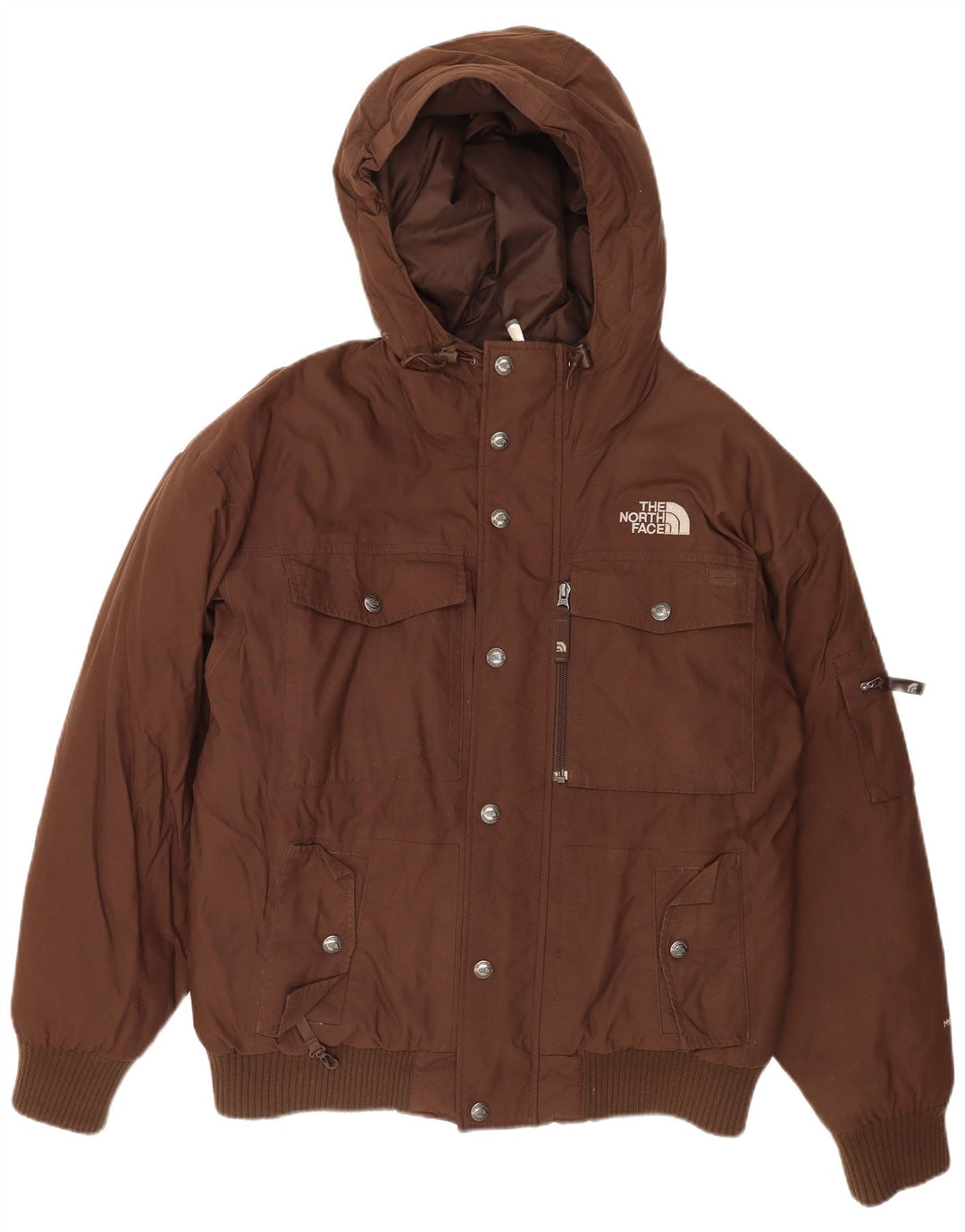 Ανδρικό μπουφάν με κουκούλα North Face Windbreaker UK 38 Medium Brown Nylon