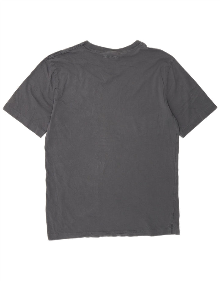 Champion Ανδρικό T-Shirt κανονικό μπλουζάκι, μεγάλο γκρι βαμβακερό
