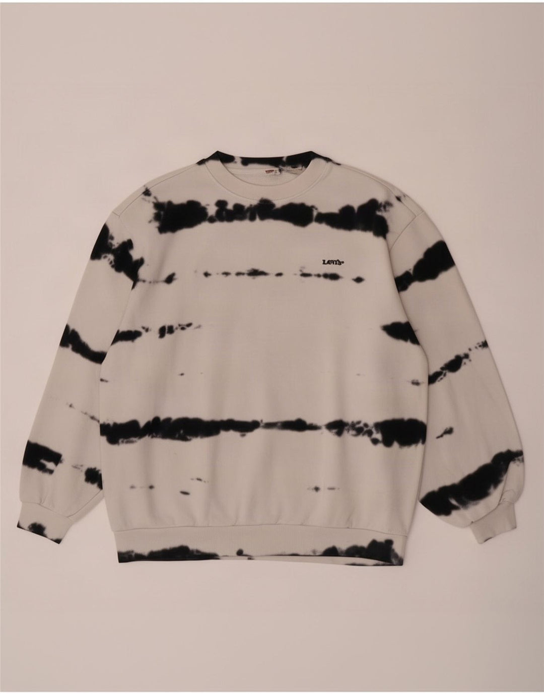 Ανδρικό φούτερ Levi's Jumper Medium Off White Tie Dye Cotton