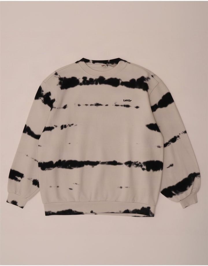 Ανδρικό φούτερ Levi's Jumper Medium Off White Tie Dye Cotton
