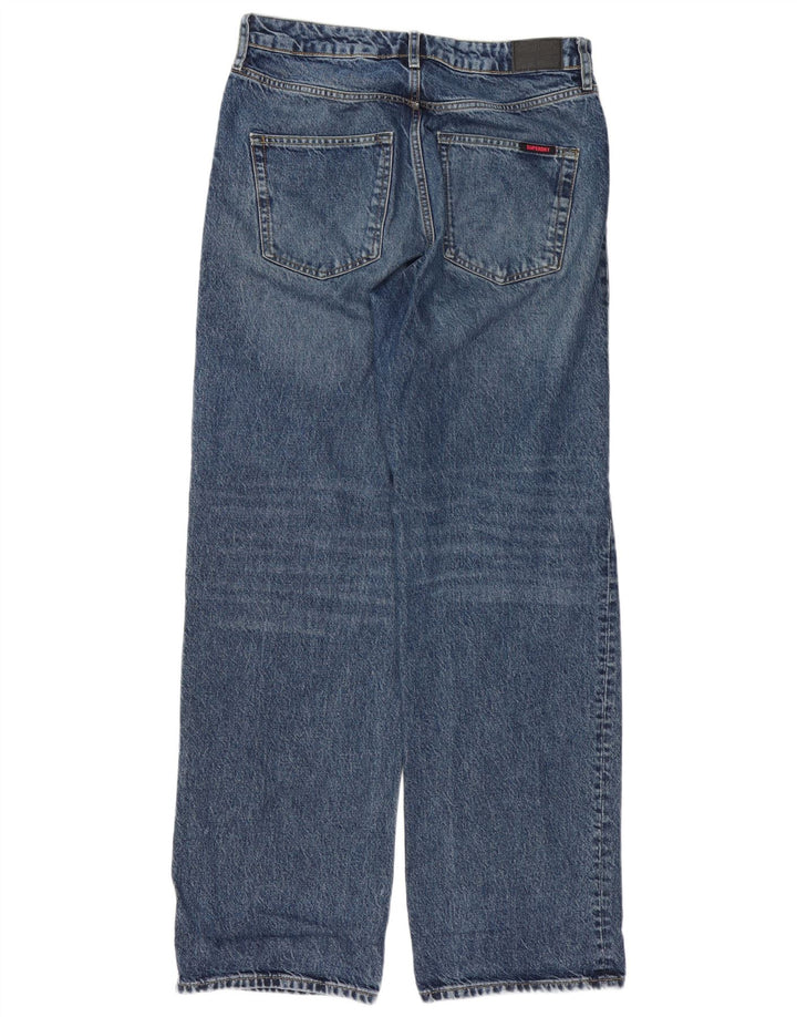 Ανδρικό φαρδύ τζιν Superdry W30 L32 Μπλε βαμβακερό