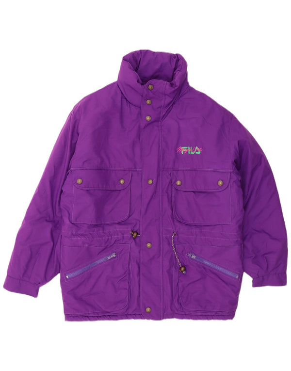 Ανδρικό μπουφάν FILA Magic Line Loose Fit Windbreaker UK 36 Small Purple