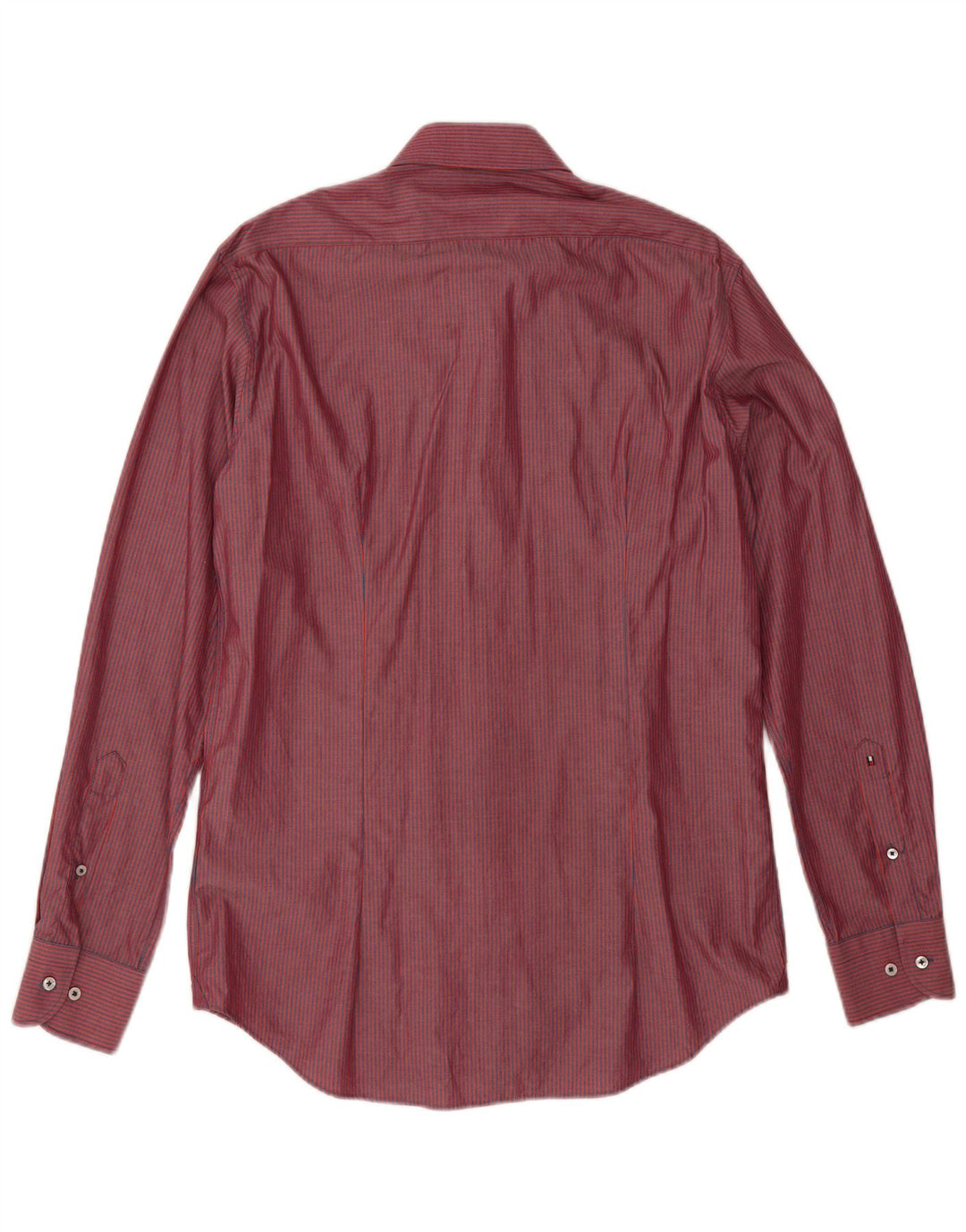 Ανδρικό πουκάμισο Tommy Hilfiger Tailored Size 40 15 3/4 Medium Red Pinstripe