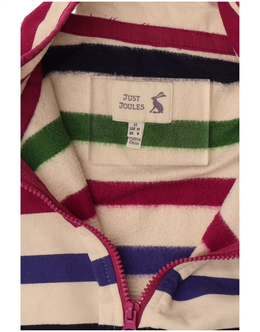 JOULES Γυναικείο Φούτερ Jumper UK 12 Medium πολύχρωμο ριγέ