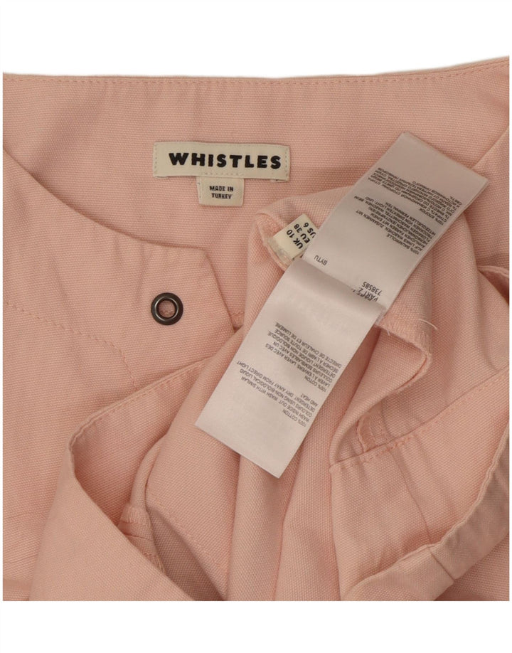 Γυναικείο φόρεμα Whistles Shift UK 10 Small Pink Βαμβακερό