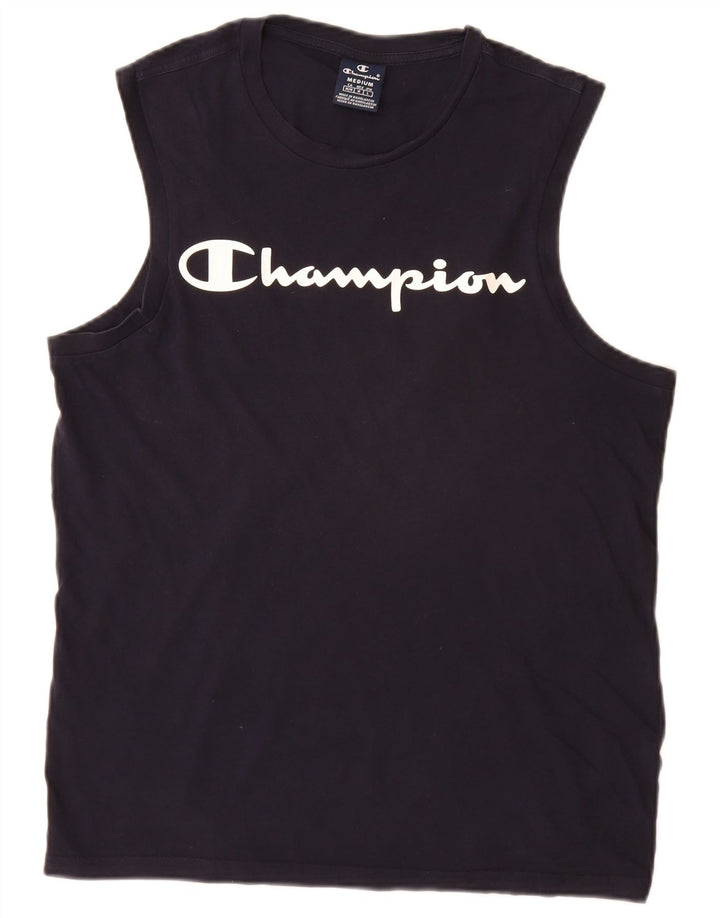 Ανδρικό γραφικό γιλέκο Champion Top Medium Navy Blue