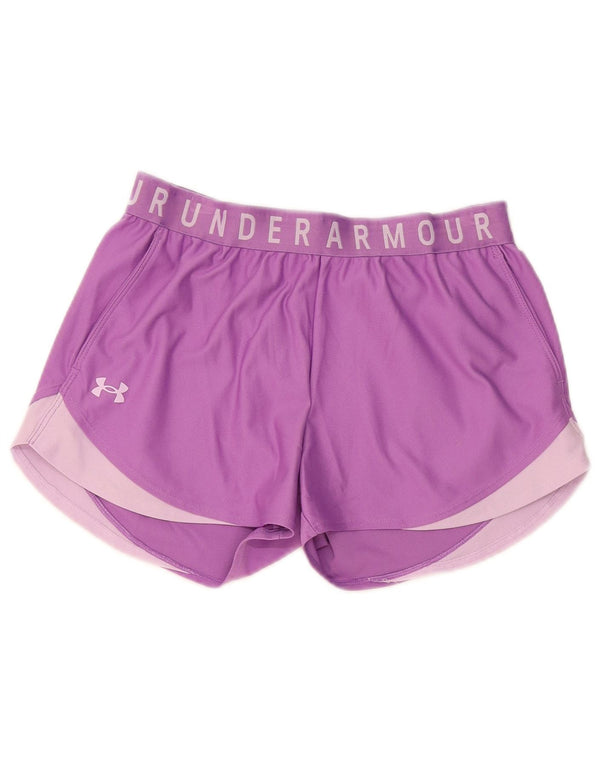 Γυναικείο γραφικό αθλητικό σορτς Under Armour UK 10 Small Purple Colourblock