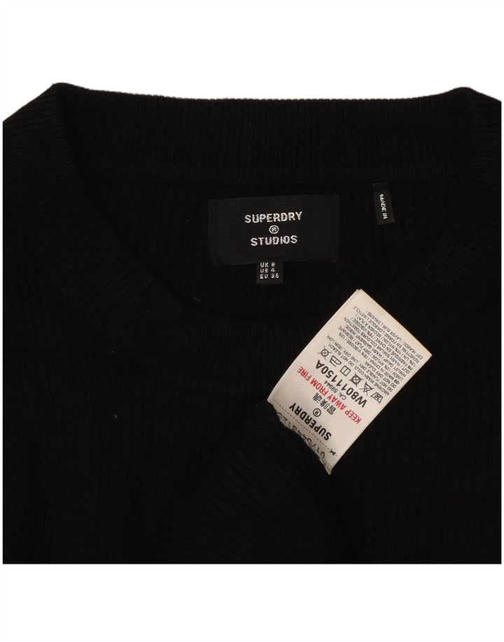 Γυναικείο Maxi Jumper φόρεμα SUPERDRY UK 8 Small Black Viscose