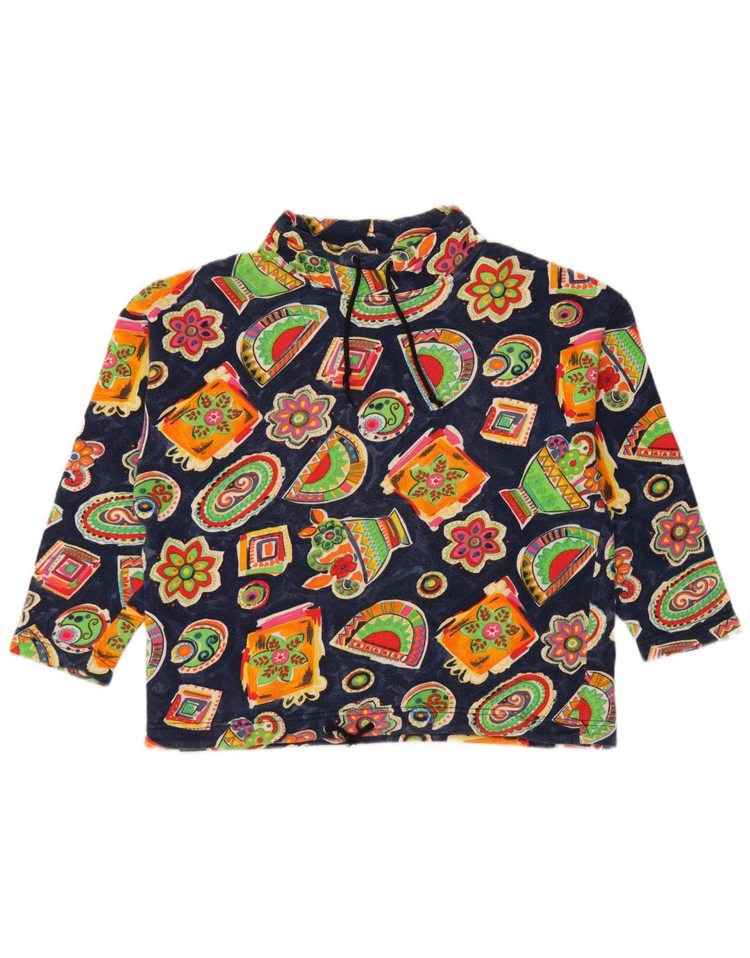 BENETTON Γυναικεία φούτερ Jumper 11-12 ετών Μεγάλο Navy Blue Floral