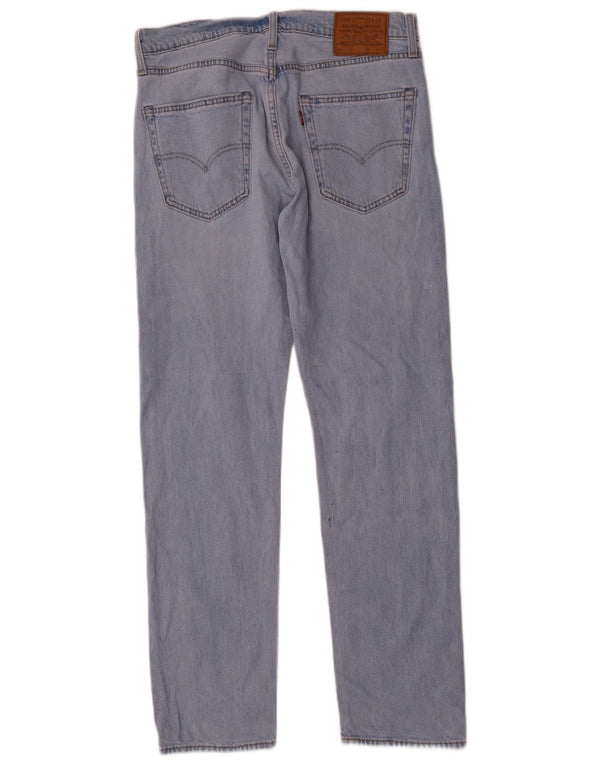 Levi's Womens 502 Tapered Jeans W32 L32 Blue Cotton
