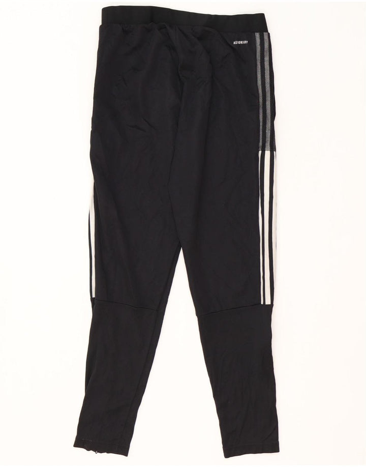 Ανδρικό παντελόνι αθλητικής φόρμας Adidas Aeroready Μεσαίο μαύρο πολυεστέρα