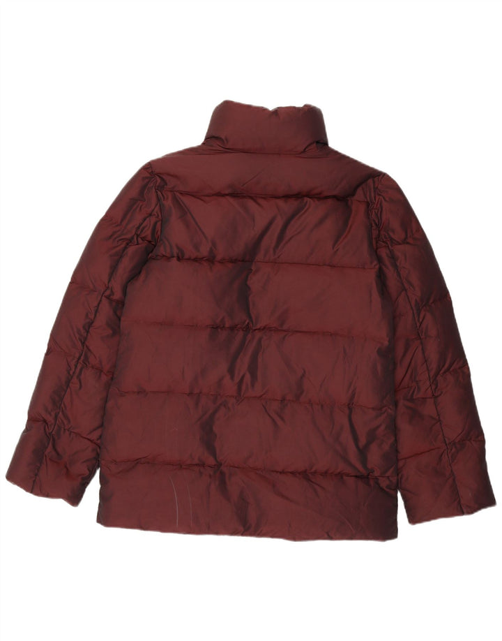 Zara Γυναικείο μπουφάν με επένδυση UK 14 Medium Burgundy