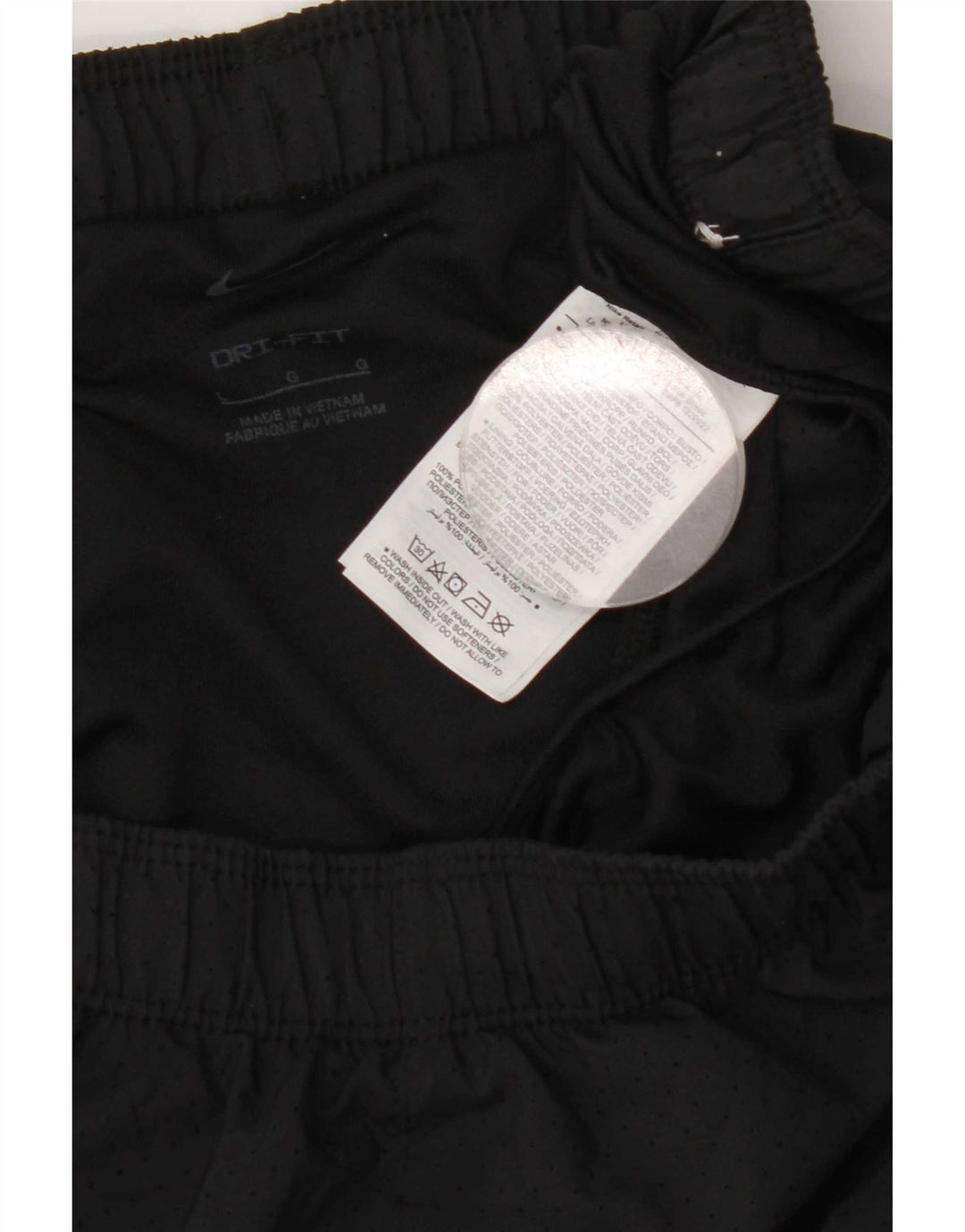 Γυναικείο αθλητικό σορτς Nike Dri Fit UK 16 μεγάλο μαύρο πολυεστέρα