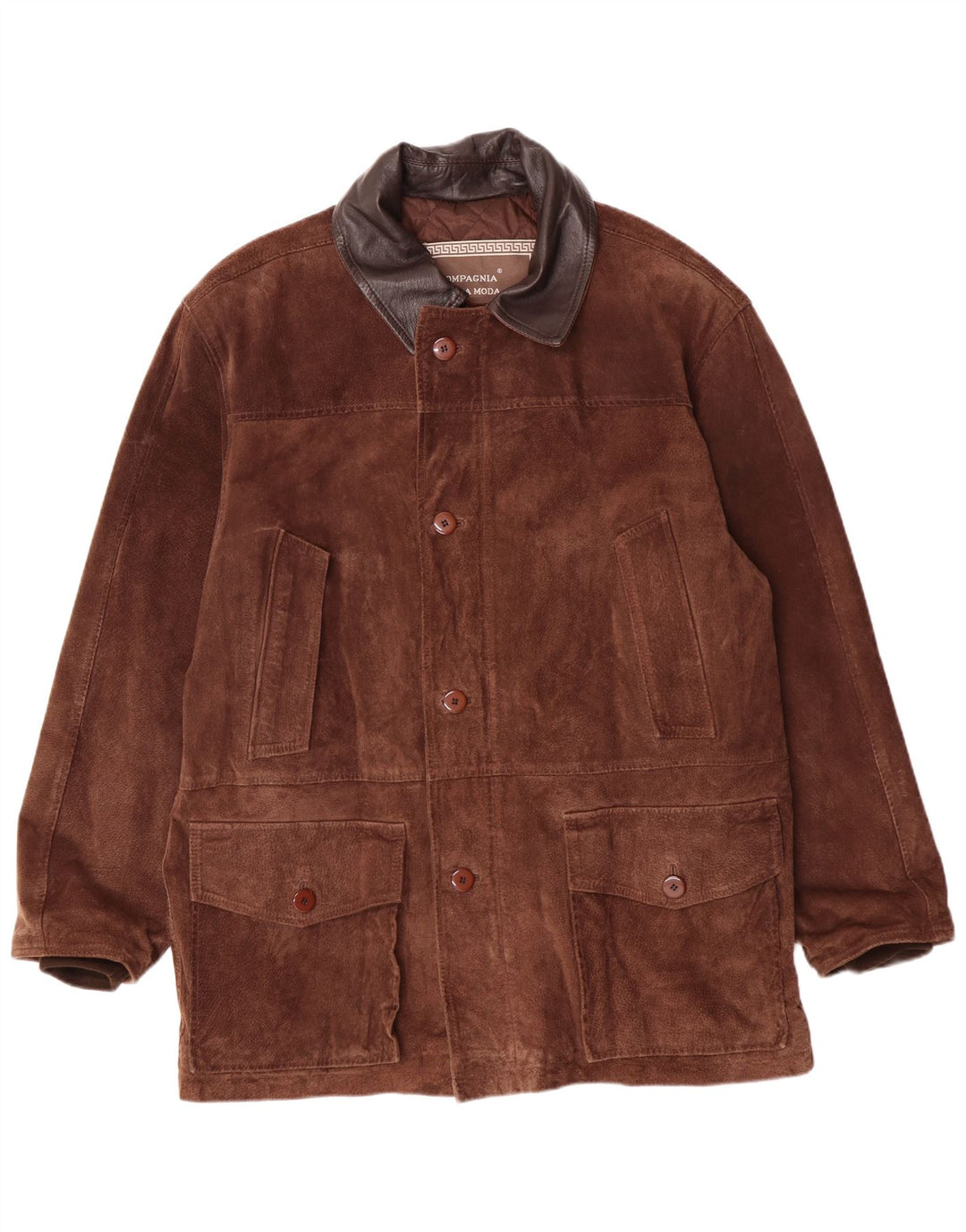 Ανδρικό Καστόρι Ανεμοδράστη Compagnia IT 50 Δερμάτινο μεγάλο καφέ