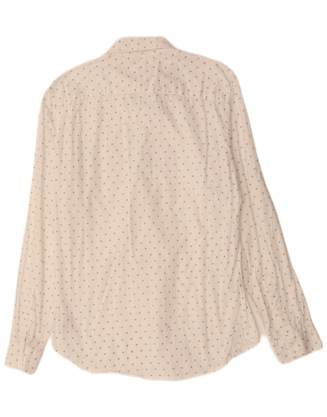 Ανδρικό πουκάμισο GAP, Βαμβακερό μεσαίο λευκό με στίγματα