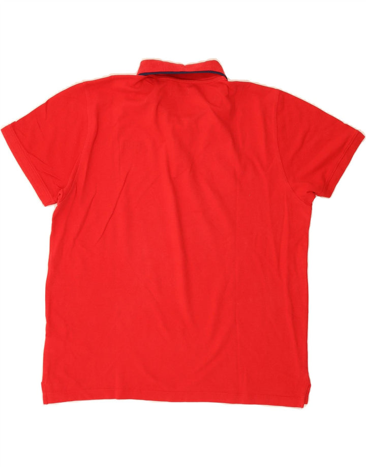 GURU Mens Polo Shirt 3XL Red Cotton Vintage Guru and Second-Hand Guru from Messina Hembry 