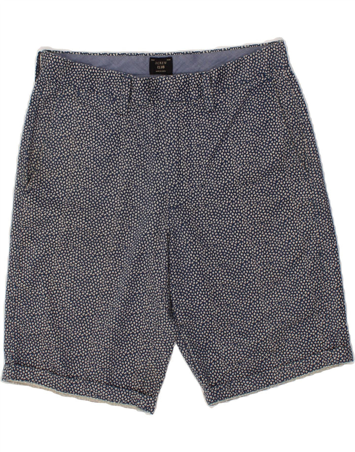 J. CREW Womens Chino Shorts W29 Medium  Grey Spotted Vintage J. Crew and Second-Hand J. Crew from Messina Hembry 