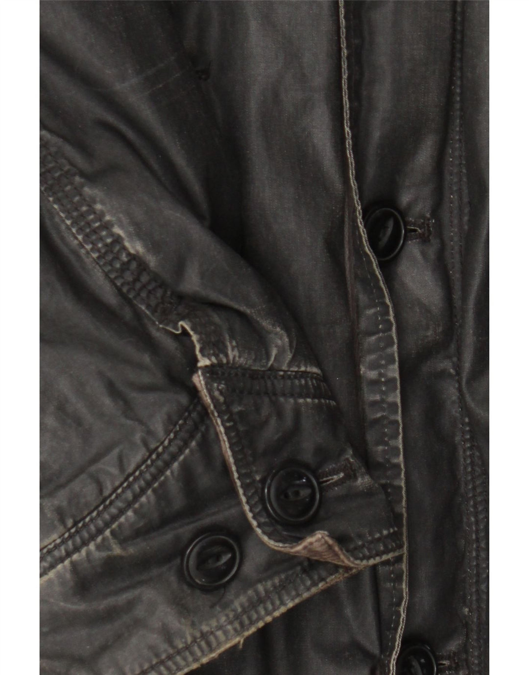 Levi's Mens Military Jacket UK 40 Large Black Cotton