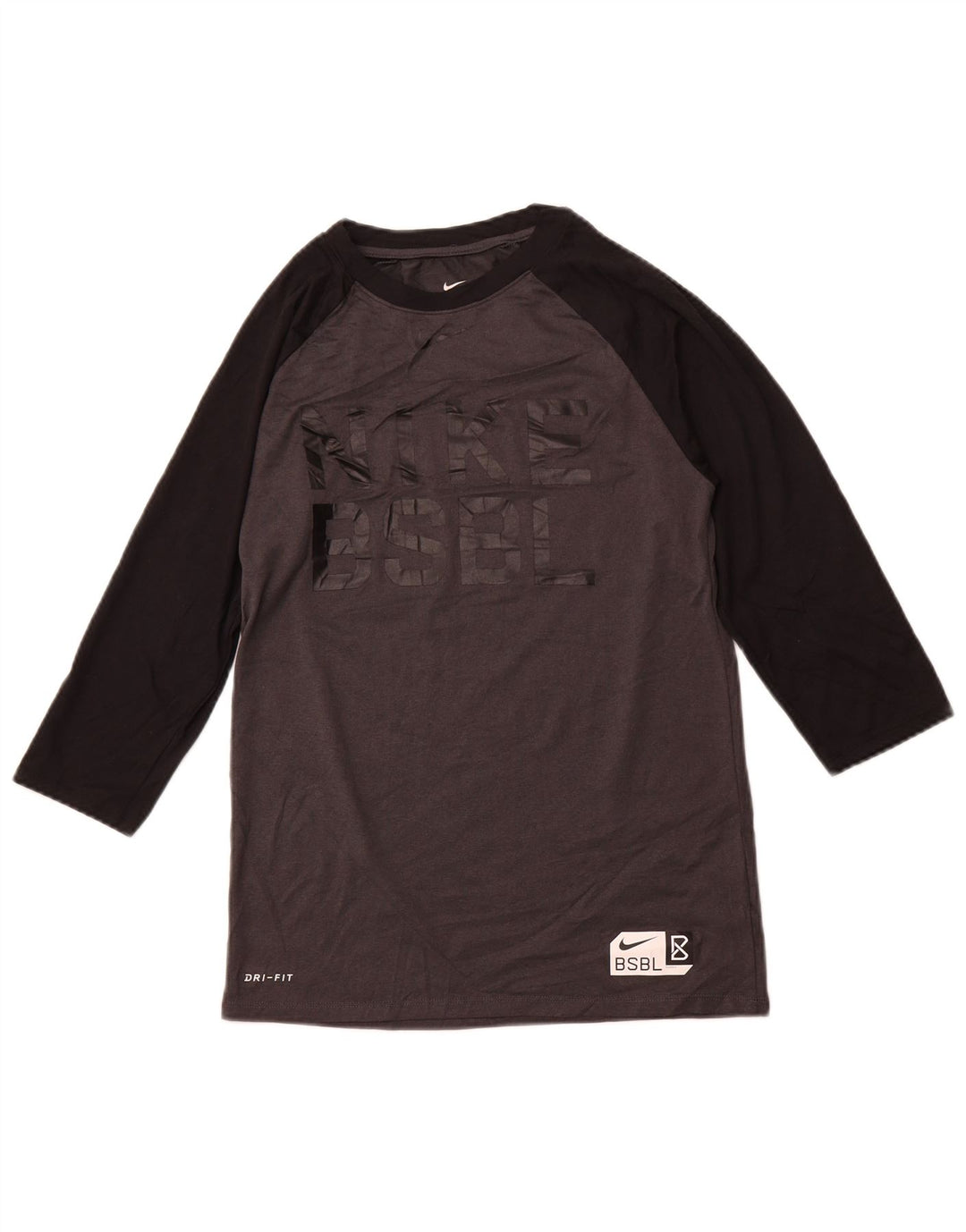 Γυναικείο γραφικό μπλουζάκι NIKE Athletic Cut Top UK 8 Small Grey Sports